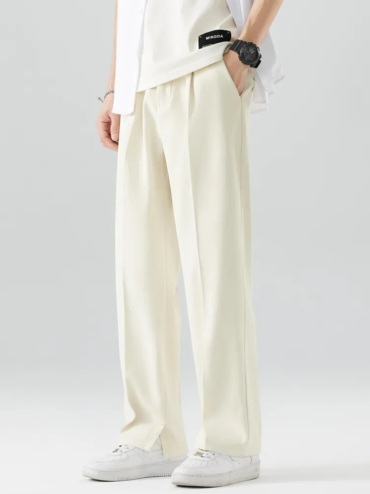 Quinton Pleated Relaxed Fit Trousers