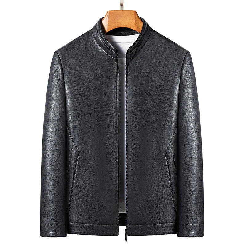 Primoire Genuine Sheep Leather Jacket