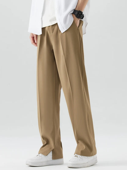 Quinton Pleated Relaxed Fit Trousers