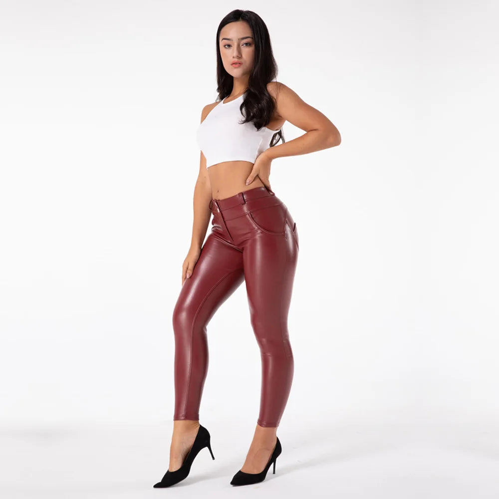 Viral Curve-Enhancing Leather Pants