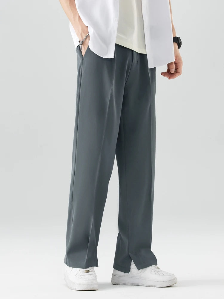 Quinton Pleated Relaxed Fit Trousers