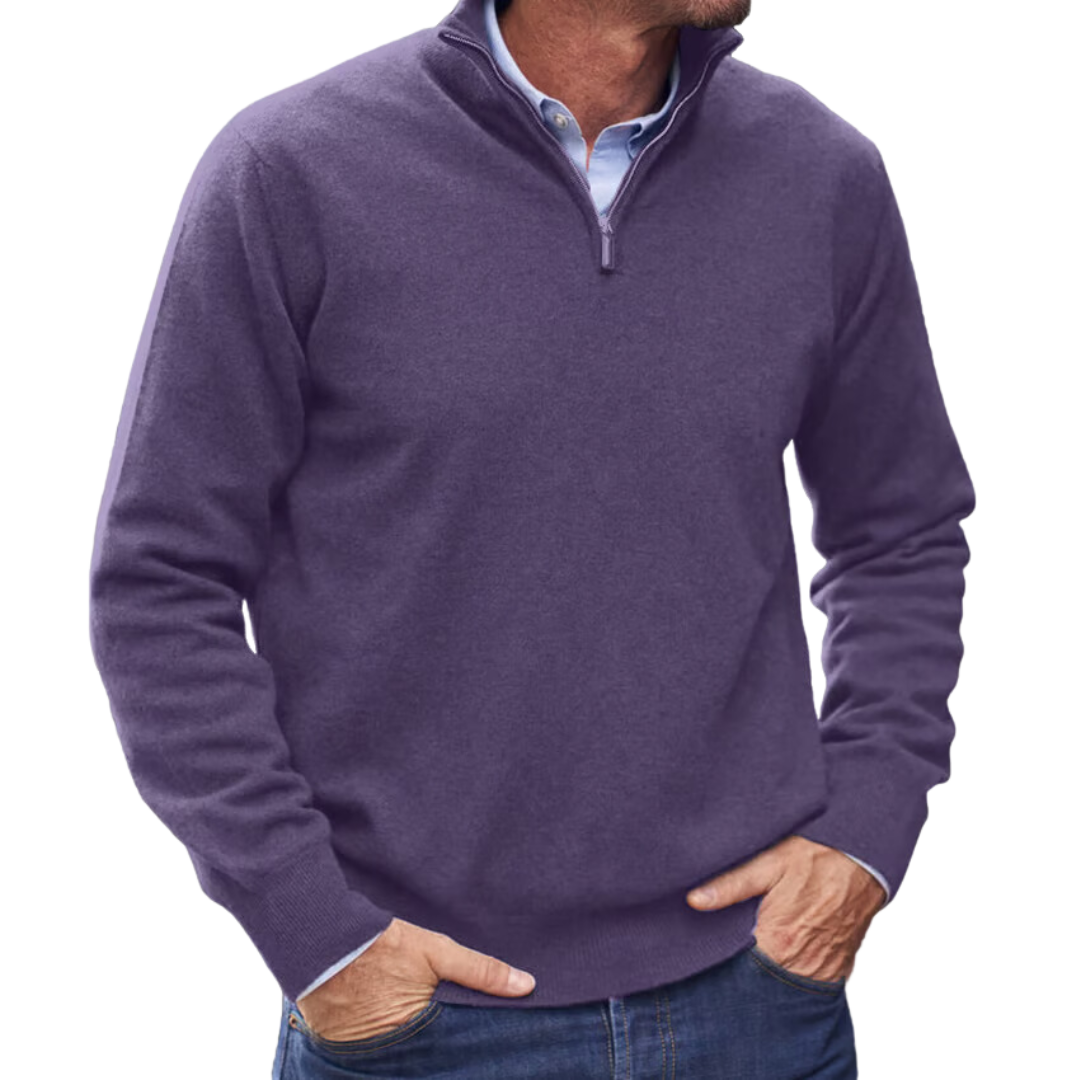 Regalio Quarter Zip Sweater