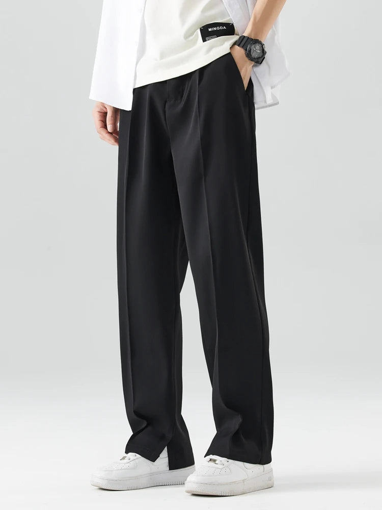 Quinton Pleated Relaxed Fit Trousers