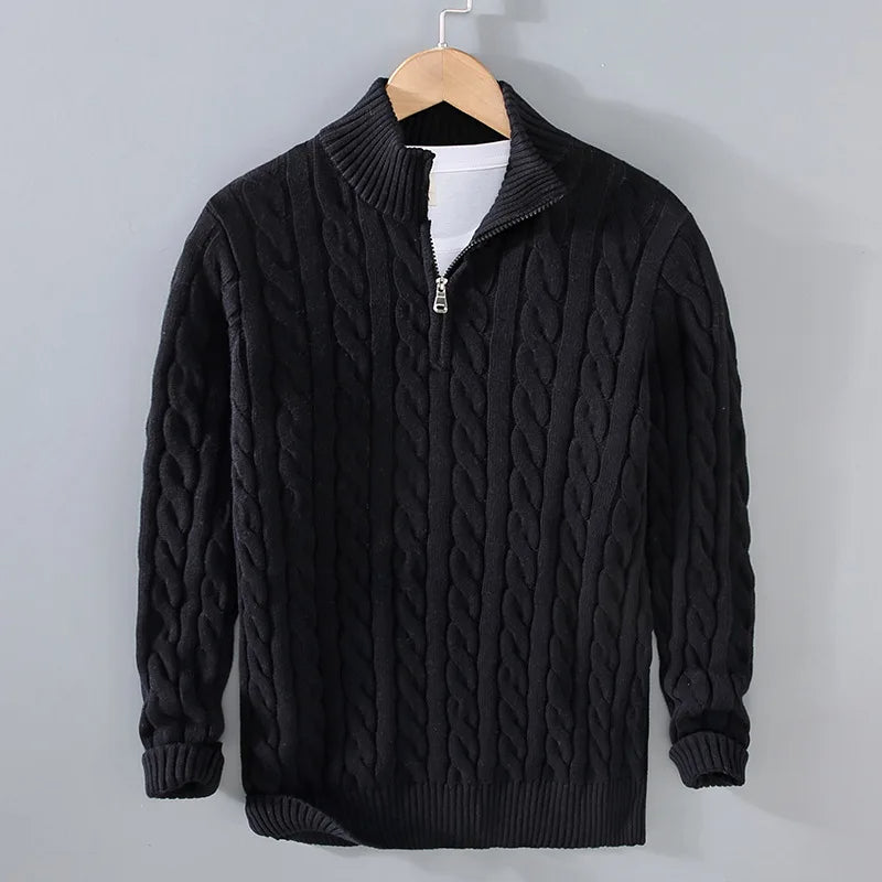 Aurelio Quarter Zip Sweater