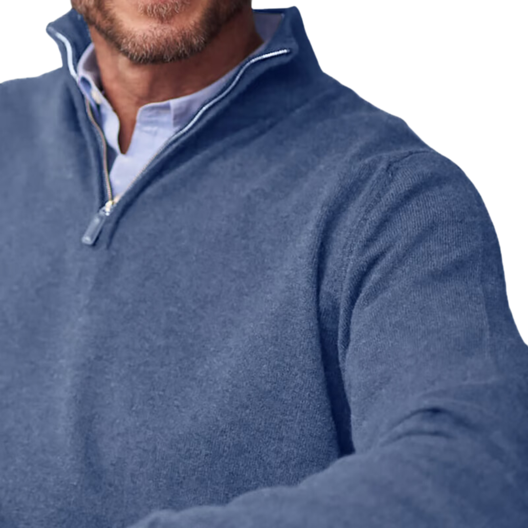 Regalio Quarter Zip Sweater