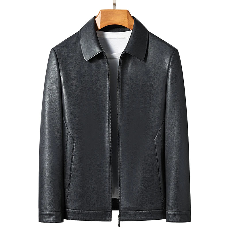 Primoire Genuine Sheep Leather Jacket