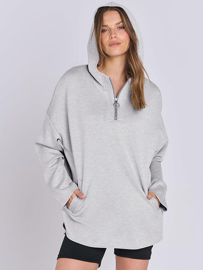 Viral Women's Half Zip Hoodie