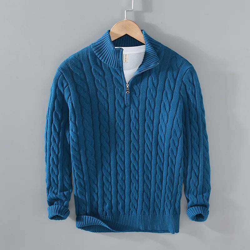 Aurelio Quarter Zip Sweater