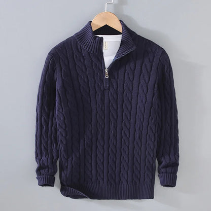 Aurelio Quarter Zip Sweater