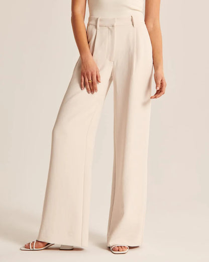 Daisy Wide-Leg Tailored Pants