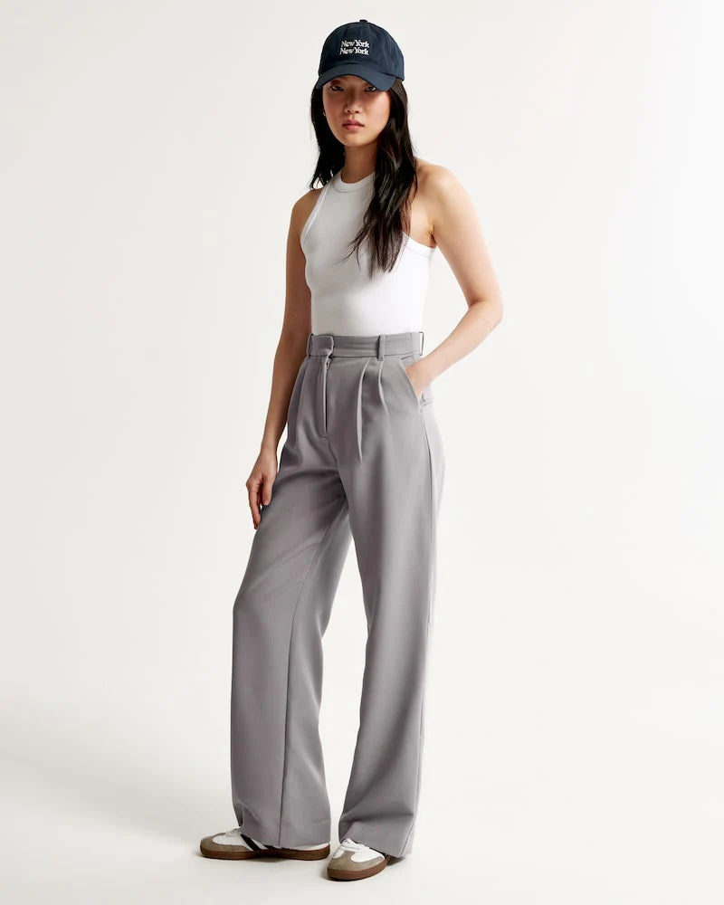 Daisy Wide-Leg Tailored Pants