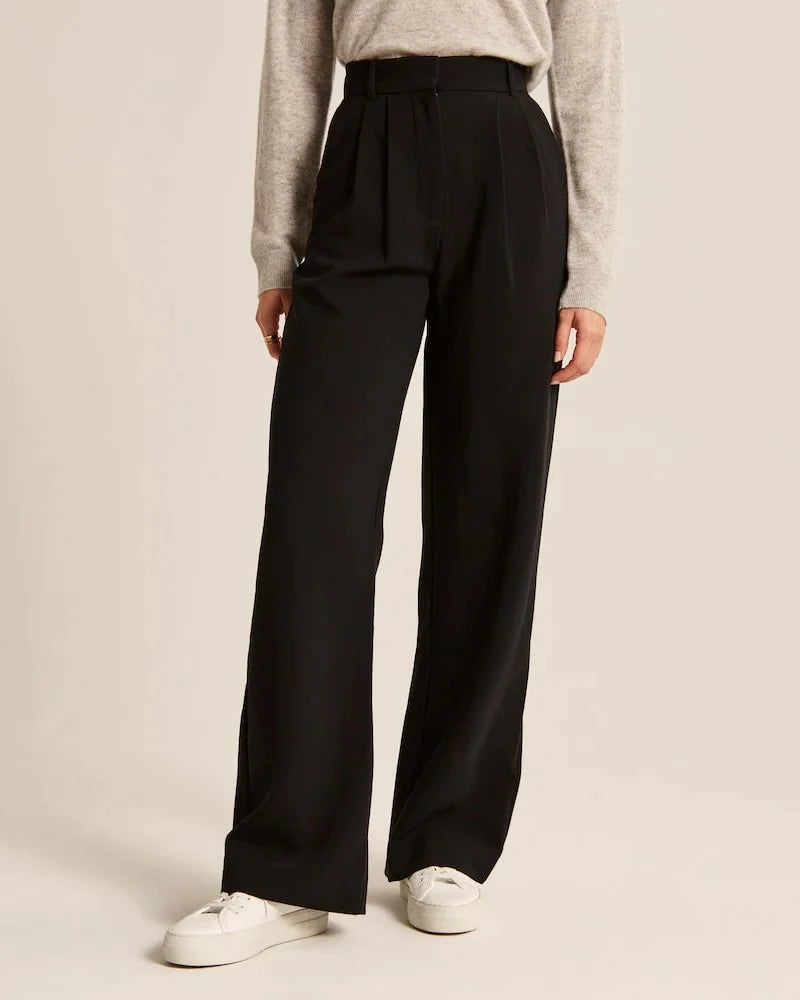 Daisy Wide-Leg Tailored Pants