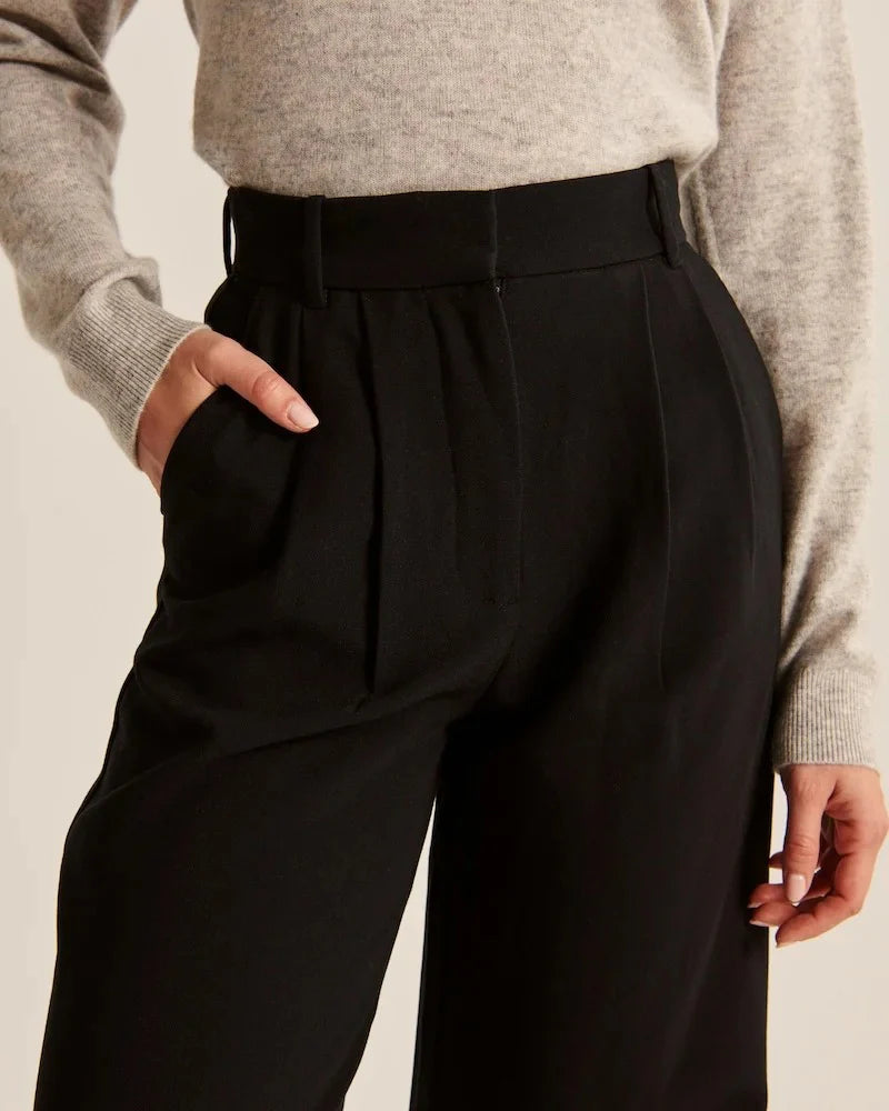 Daisy Wide-Leg Tailored Pants