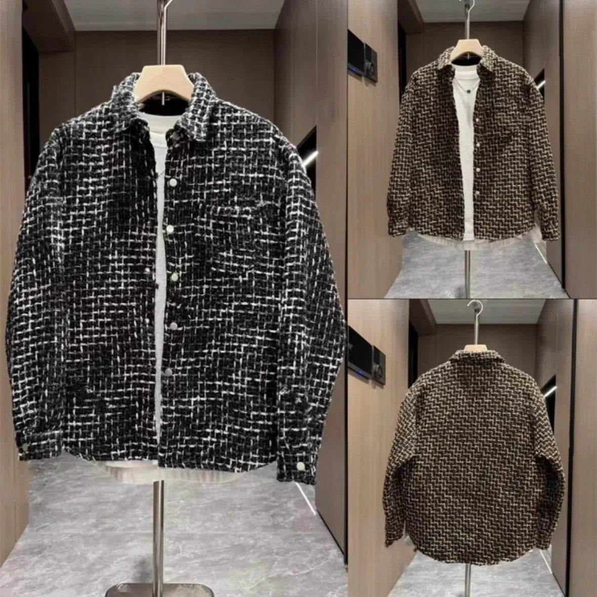 Vincente Woven Casual Jacket